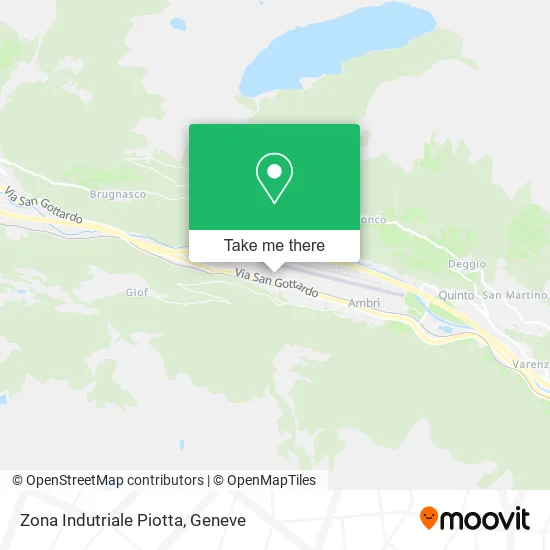 Zona Indutriale Piotta map