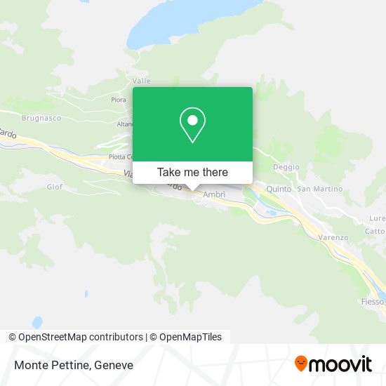 Monte Pettine map