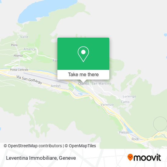 Leventina Immobiliare map
