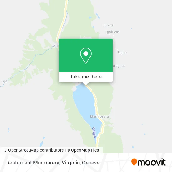 Restaurant Murmarera, Virgolin map