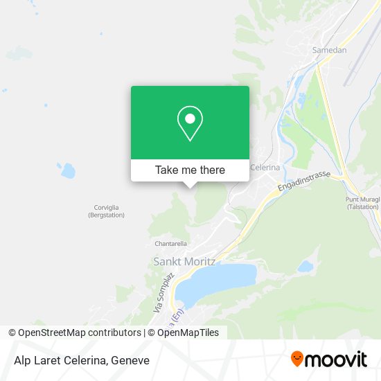 Alp Laret Celerina map