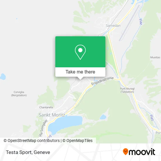Testa Sport map
