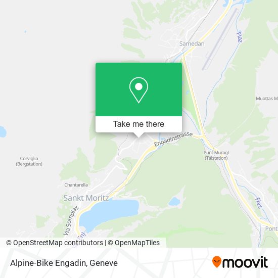 Alpine-Bike Engadin map