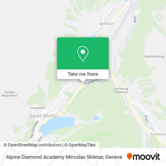 Alpine Diamond Academy Miroslav Sklenar map
