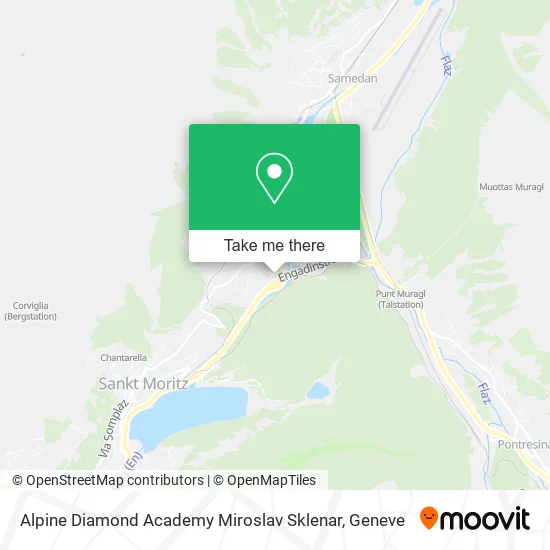 Alpine Diamond Academy Miroslav Sklenar map