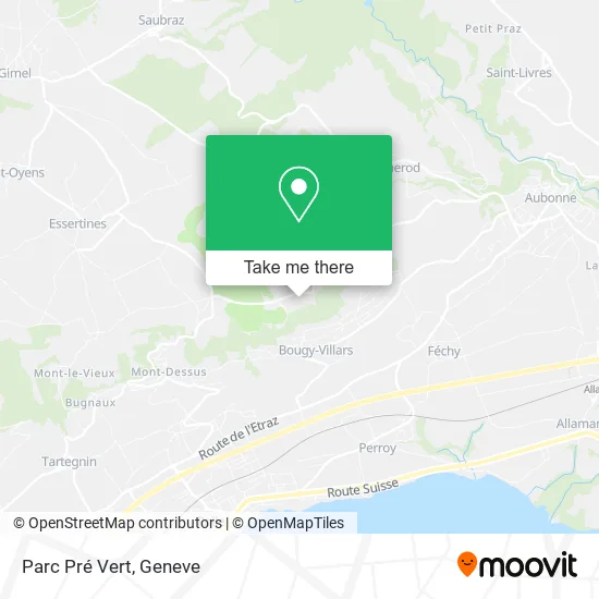 Parc Pré Vert map