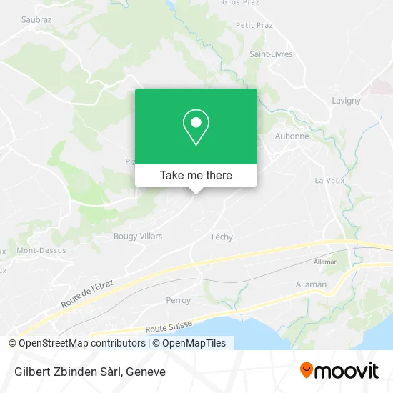 Gilbert Zbinden Sàrl map