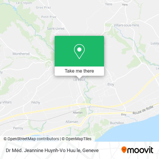 Dr Méd. Jeannine Huynh-Vo Huu le map