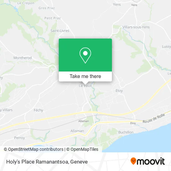 Holy's Place Ramanantsoa map