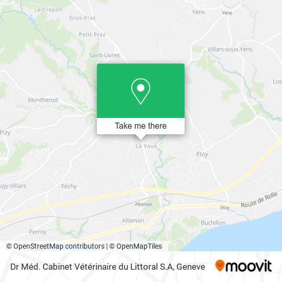 Dr Méd. Cabinet Vétérinaire du Littoral S.A map