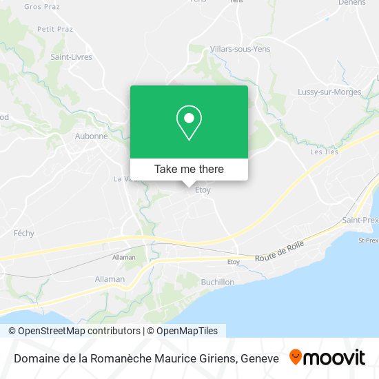 Domaine de la Romanèche Maurice Giriens map