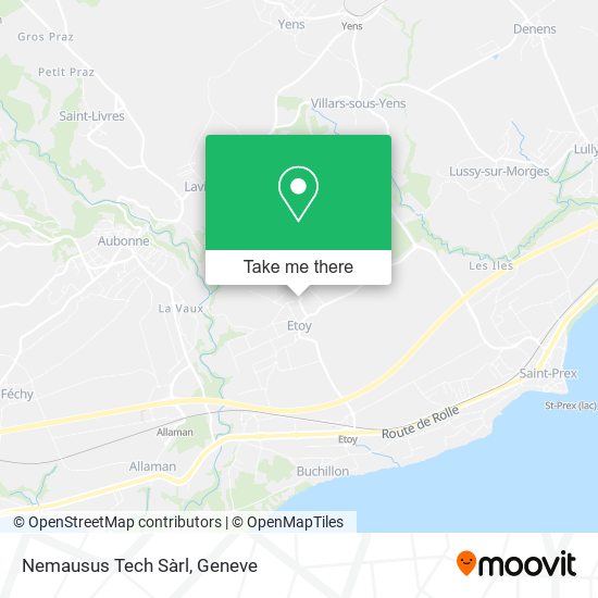 Nemausus Tech Sàrl map