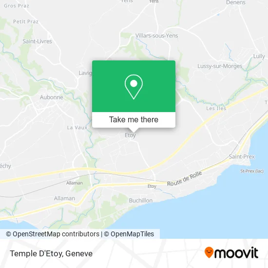 Temple D'Etoy map