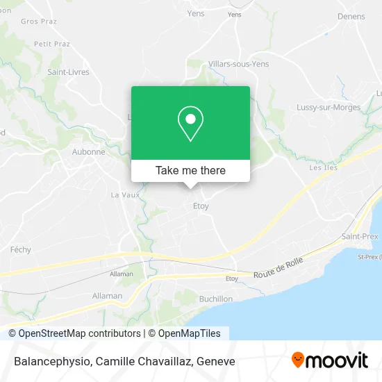 Balancephysio, Camille Chavaillaz map