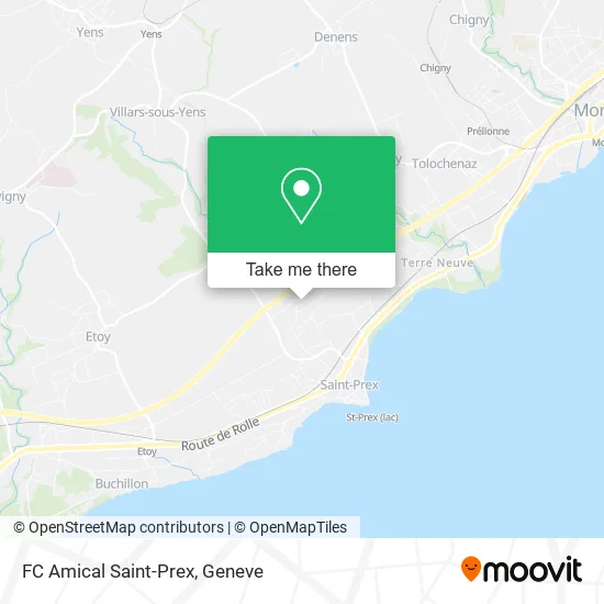 FC Amical Saint-Prex map