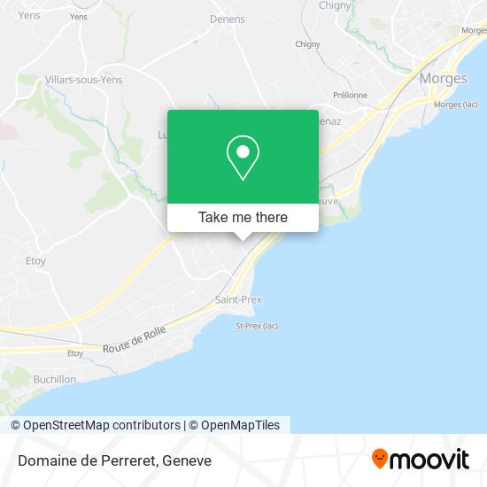 Domaine de Perreret map
