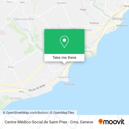 Centre Médico-Social de Saint-Prex - Cms map