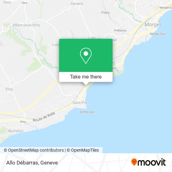 Allo Débarras map