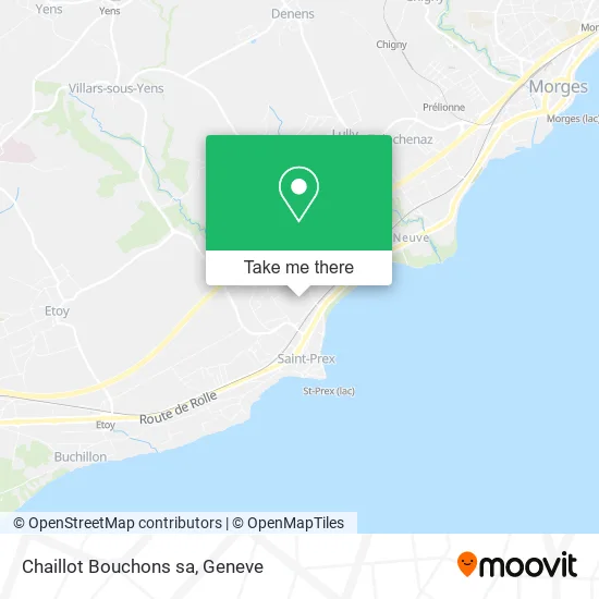 Chaillot Bouchons sa map