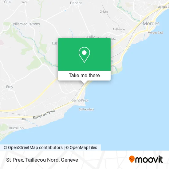 St-Prex, Taillecou Nord map