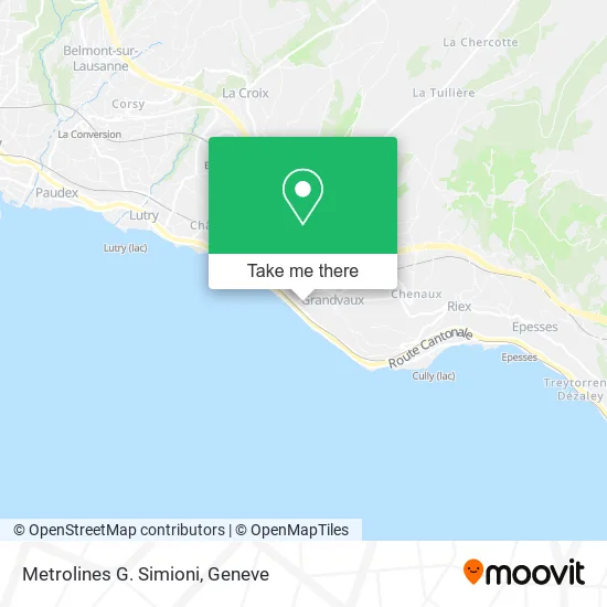 Metrolines G. Simioni map