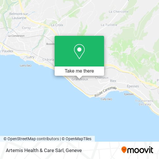 Artemis Health & Care Sàrl map