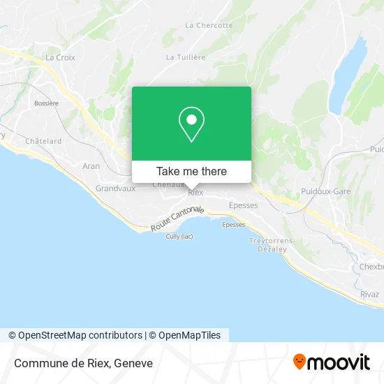 Commune de Riex map