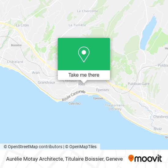 Aurélie Motay Architecte, Titulaire Boissier map