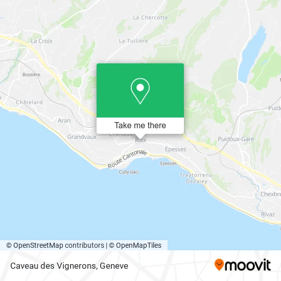 Caveau des Vignerons map