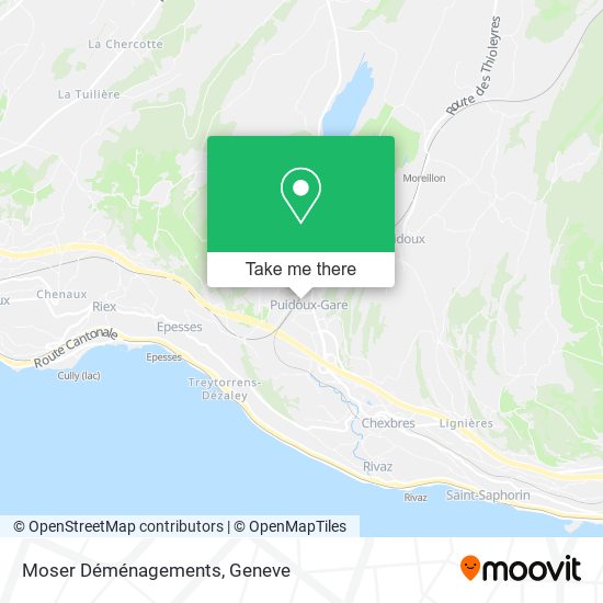 Moser Déménagements map
