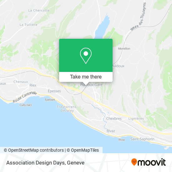 Association Design Days map