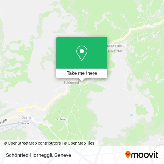 Schönried-Horneggli map