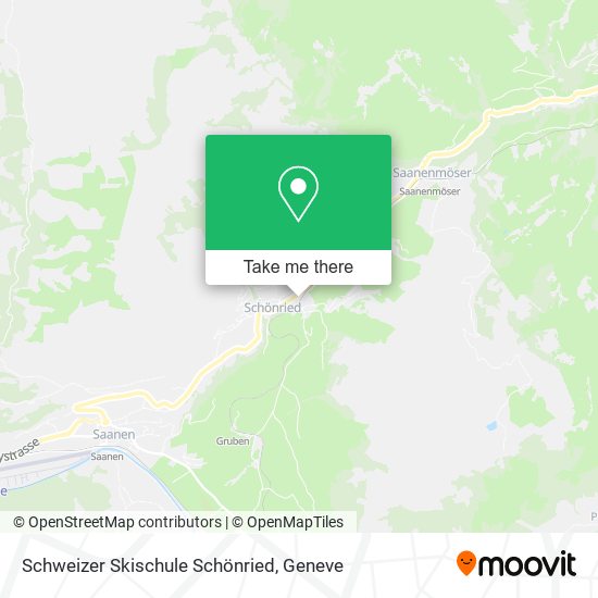 Schweizer Skischule Schönried map