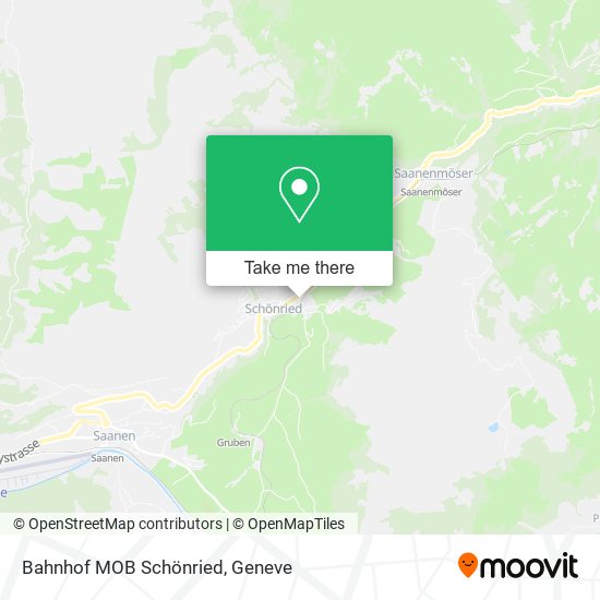 Bahnhof MOB Schönried map