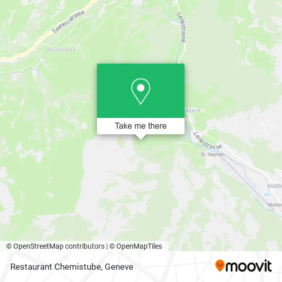 Restaurant Chemistube map