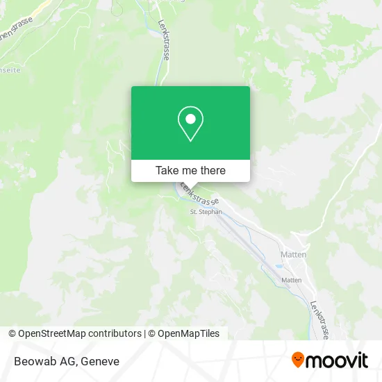 Beowab AG map