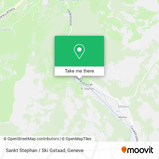 Sankt Stephan / Ski Gstaad map