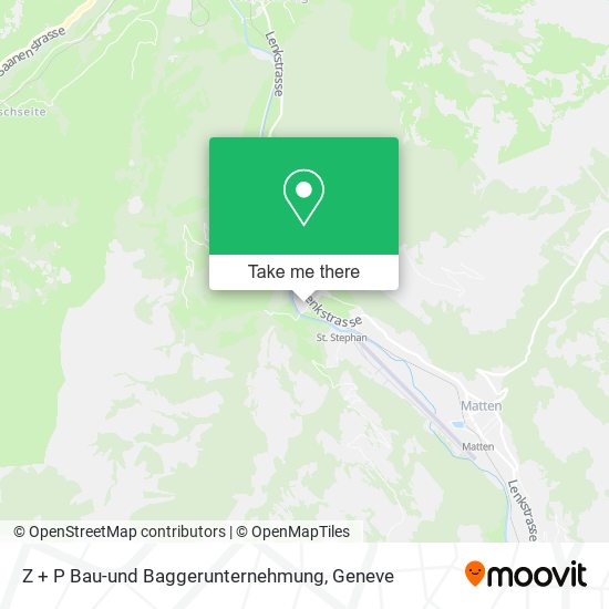 Z + P Bau-und Baggerunternehmung map