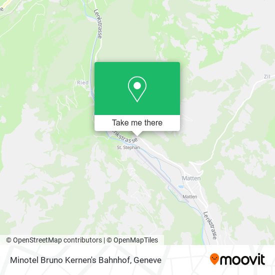 Minotel Bruno Kernen's Bahnhof map