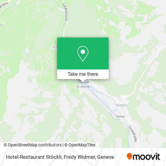 Hotel-Restaurant Stöckli, Fredy Widmer map