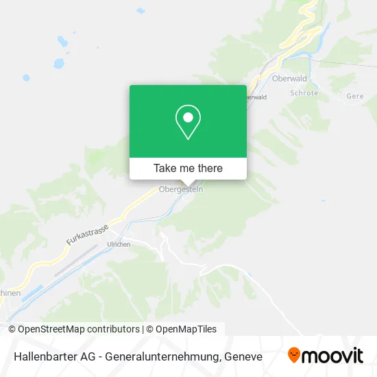 Hallenbarter AG - Generalunternehmung map