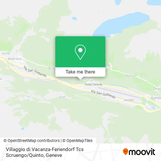 Villaggio di Vacanza-Feriendorf Tcs Scruengo / Quinto map