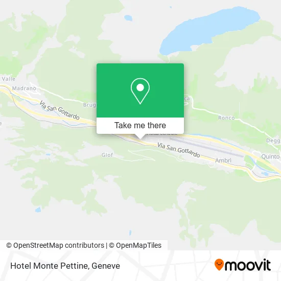 Hotel Monte Pettine map