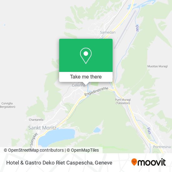 Hotel & Gastro Deko Riet Caspescha map