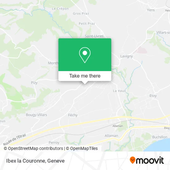Ibex la Couronne map