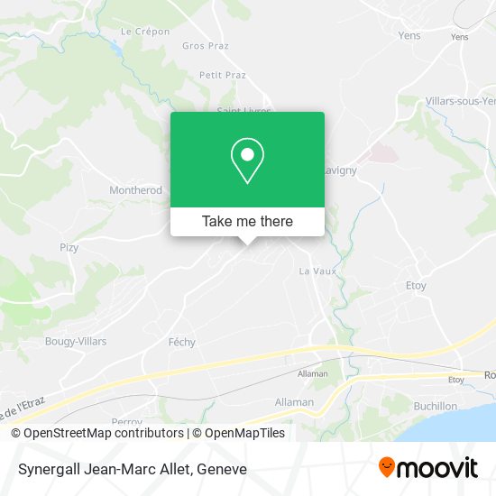 Synergall Jean-Marc Allet map