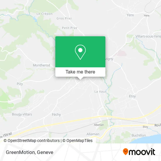 GreenMotion map
