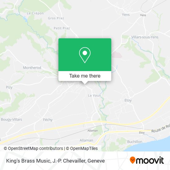 King's Brass Music, J.-P. Chevailler map