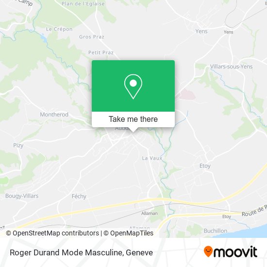 Roger Durand Mode Masculine map