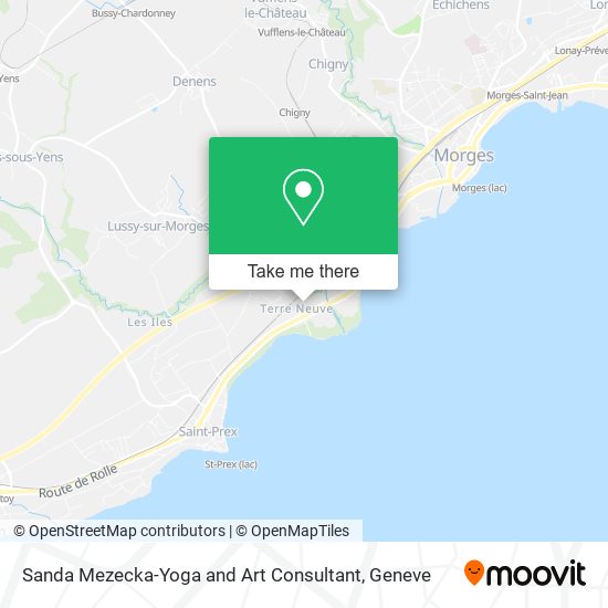 Sanda Mezecka-Yoga and Art Consultant map